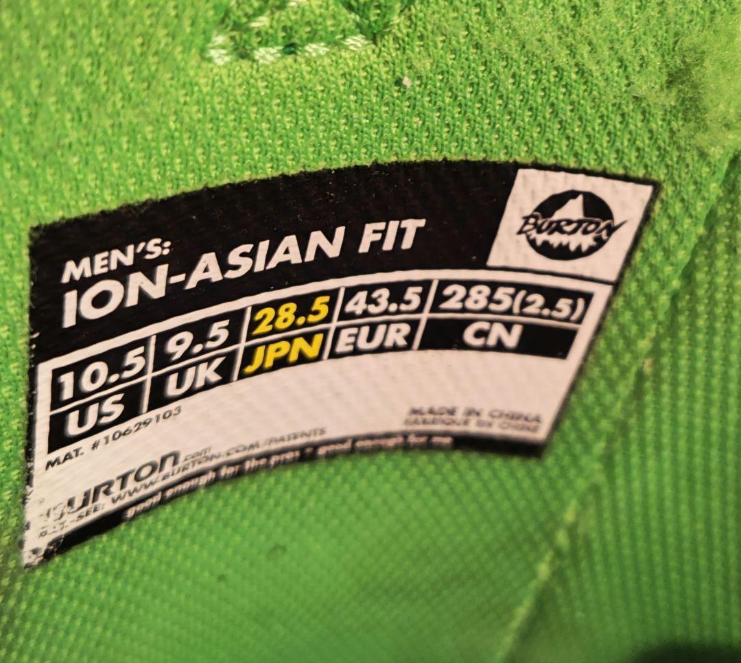 BURTON ION ASIAN-FIT 28.5cm スノーボードブーツ
