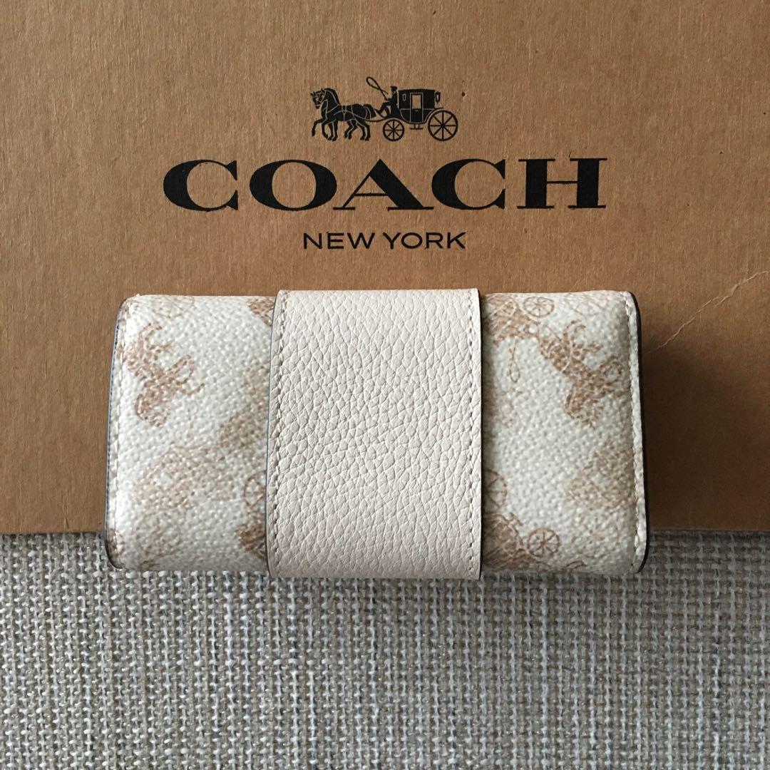 新品★COACH コーチ 定価19,800円 レザー 6連キーケース