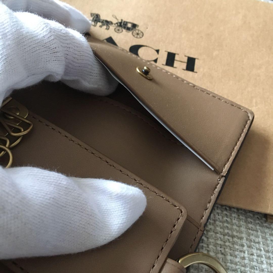新品★COACH コーチ 定価19,800円 レザー 6連キーケース