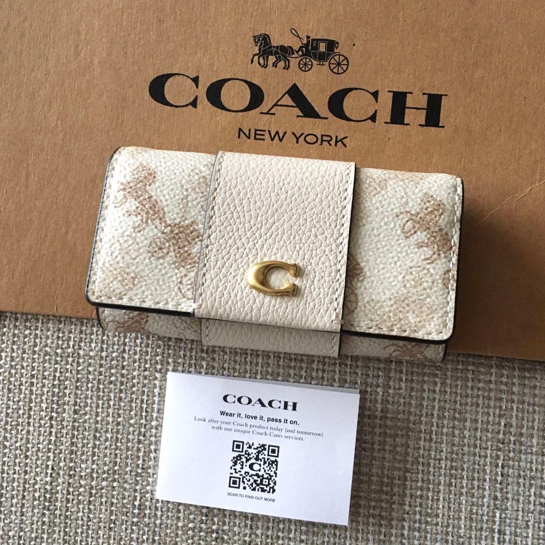 新品★COACH コーチ 定価19,800円 レザー 6連キーケース