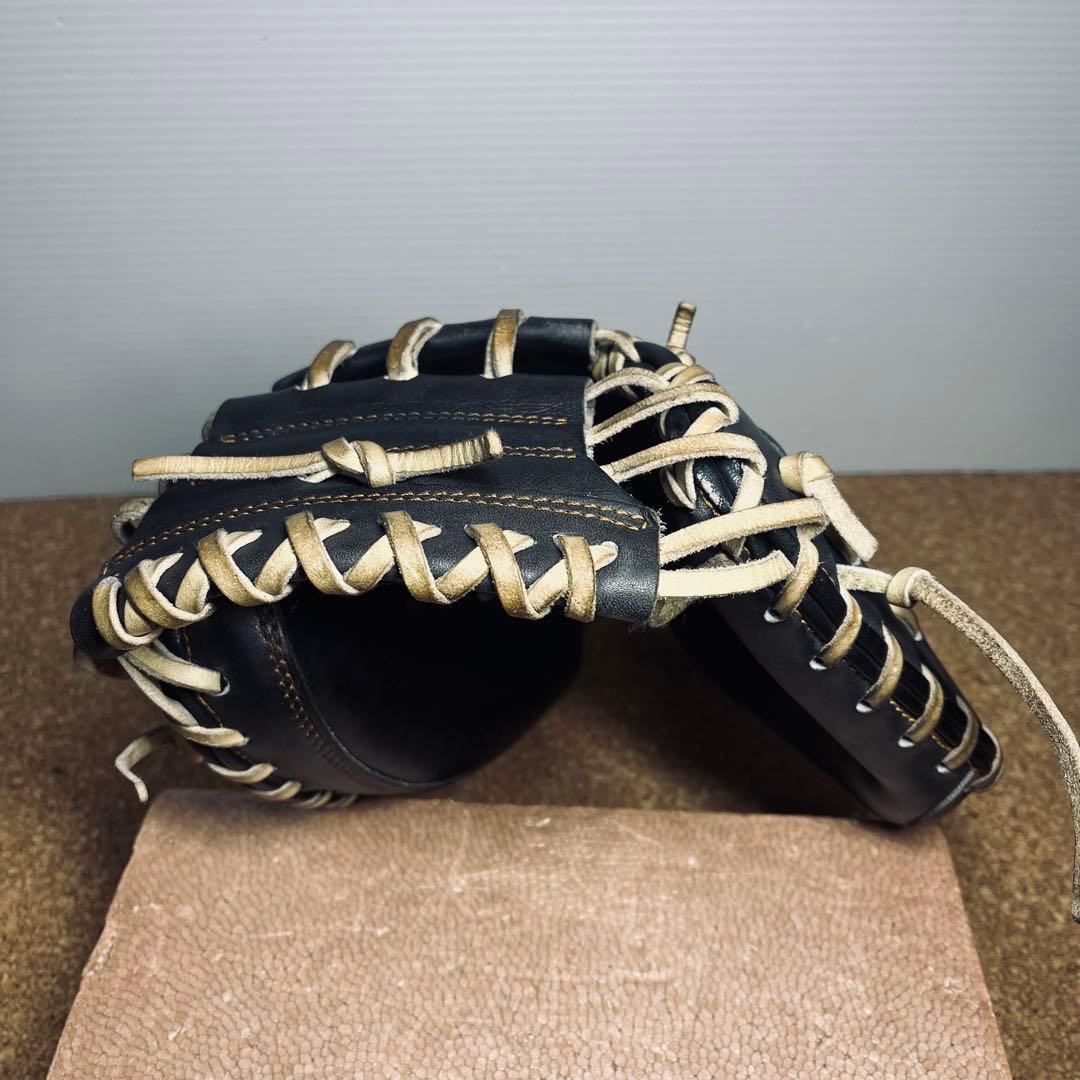 ZETT軟式捕手ミット中村悠平タイプ/BRCB30282／一般.大人／ブラック