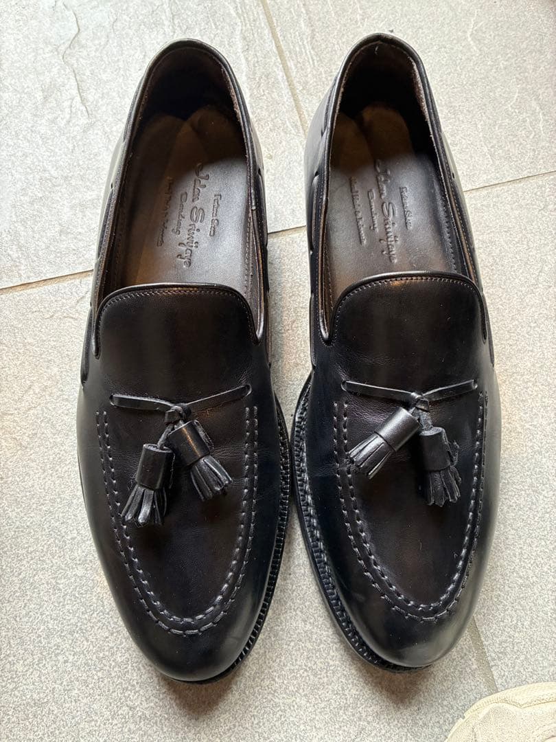JALAN SRIWIJAYA 黒 タッセルローファー UK8.0 ダイナイト