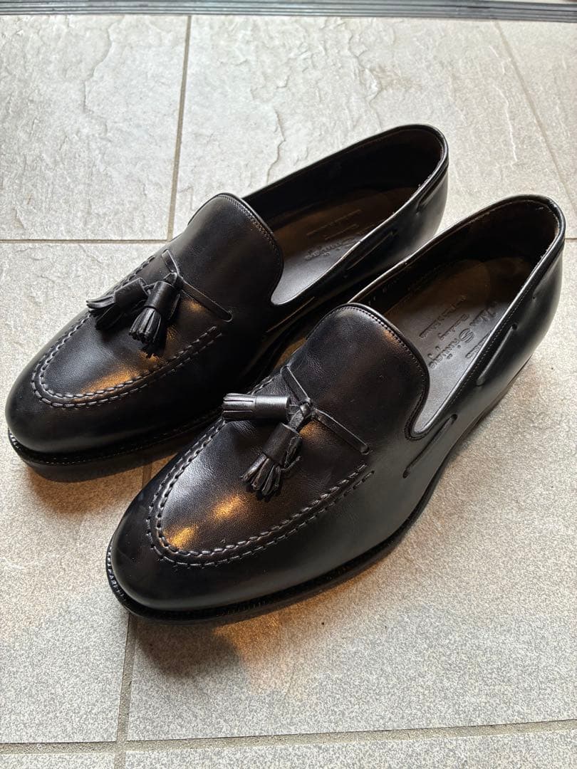 JALAN SRIWIJAYA 黒 タッセルローファー UK8.0 ダイナイト