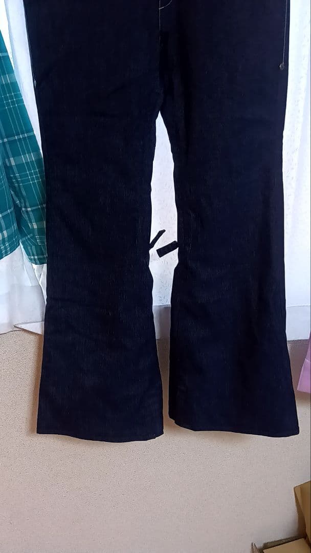 ESTIVO 上下セット スノーボードウェア 女性用 L-Mブーツカットデニム風