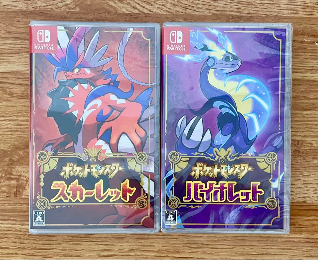 Switch ポケモン ソフト　スカーレット バイオレット セット