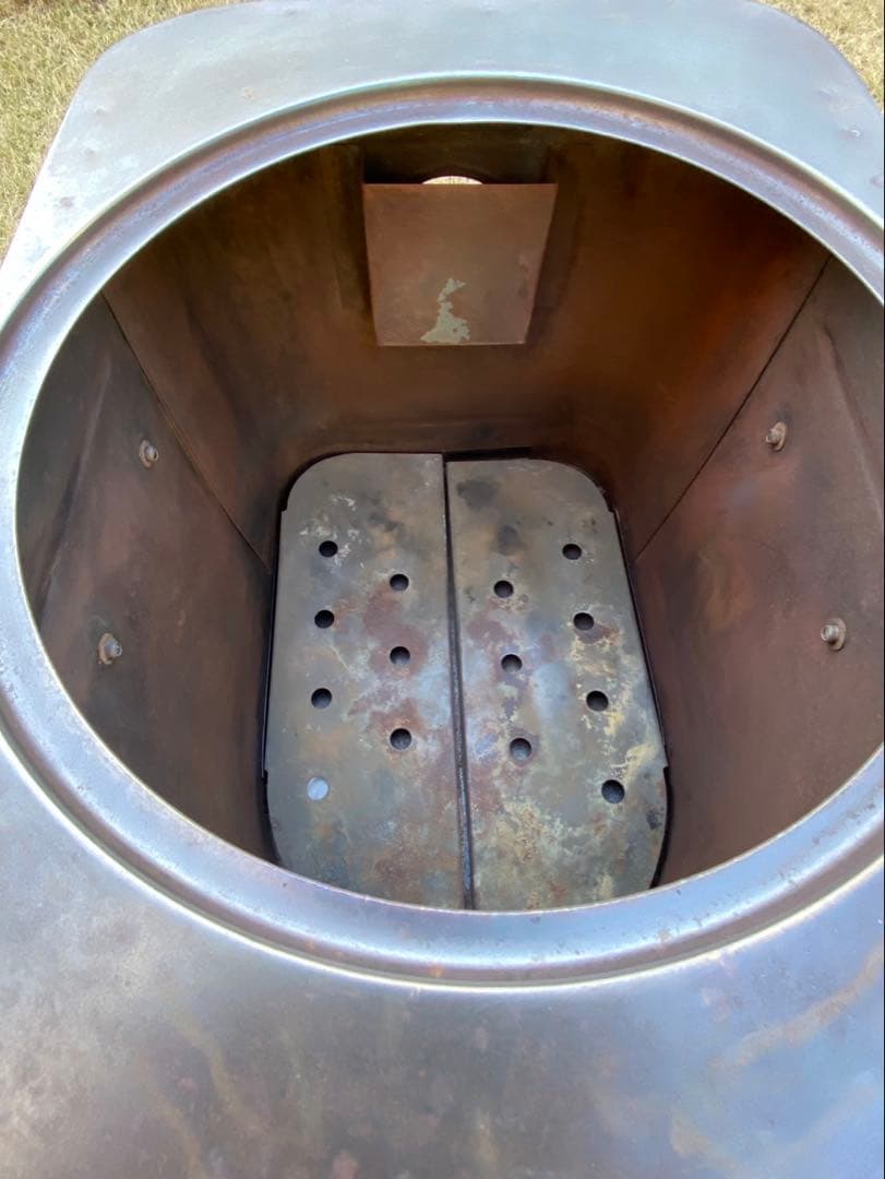 【小川キャンパル　ちびストーブ】コンパクト 薪ストーブ スチール製