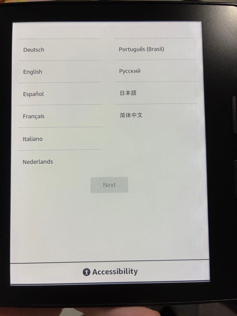 Amazon Kindle Oasis 本体 レザーカバー付き