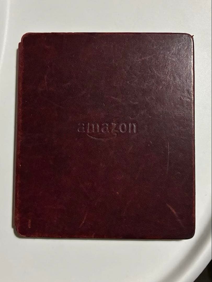 Amazon Kindle Oasis 本体 レザーカバー付き