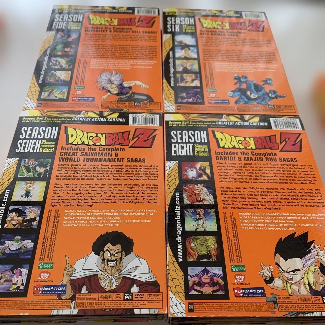 ドラゴンボールZ DRAGON BALL Z 291話 北米版 全巻DVD54枚