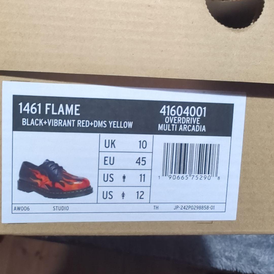 ドクターマーチン 1461 FLAME 3 ホール シューズ フレイム 29cm