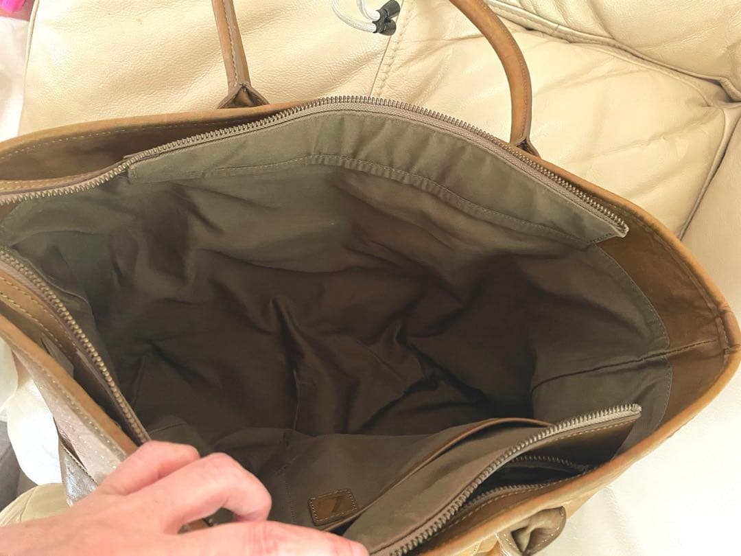 【土屋鞄公式】 『※定価¥81400』ビークルトート（ビンテージオリーブ色）