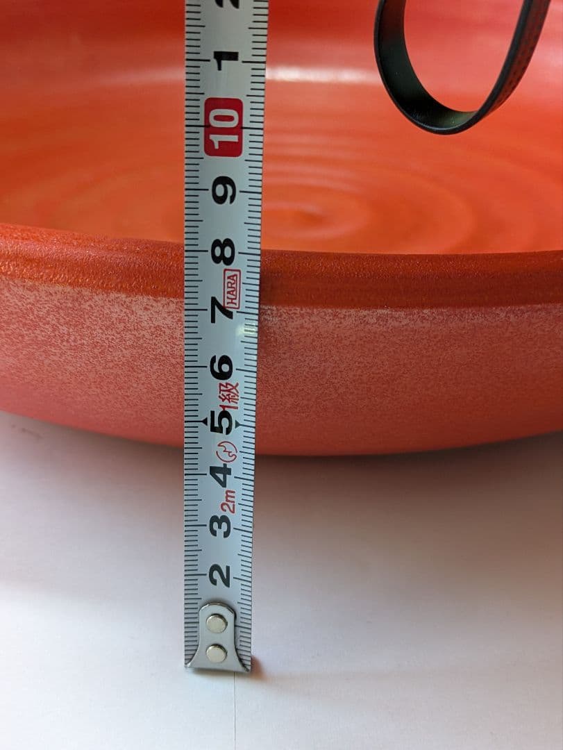 ◆花器　陶器　朱水盤 清水焼 ◆美品　花堂作