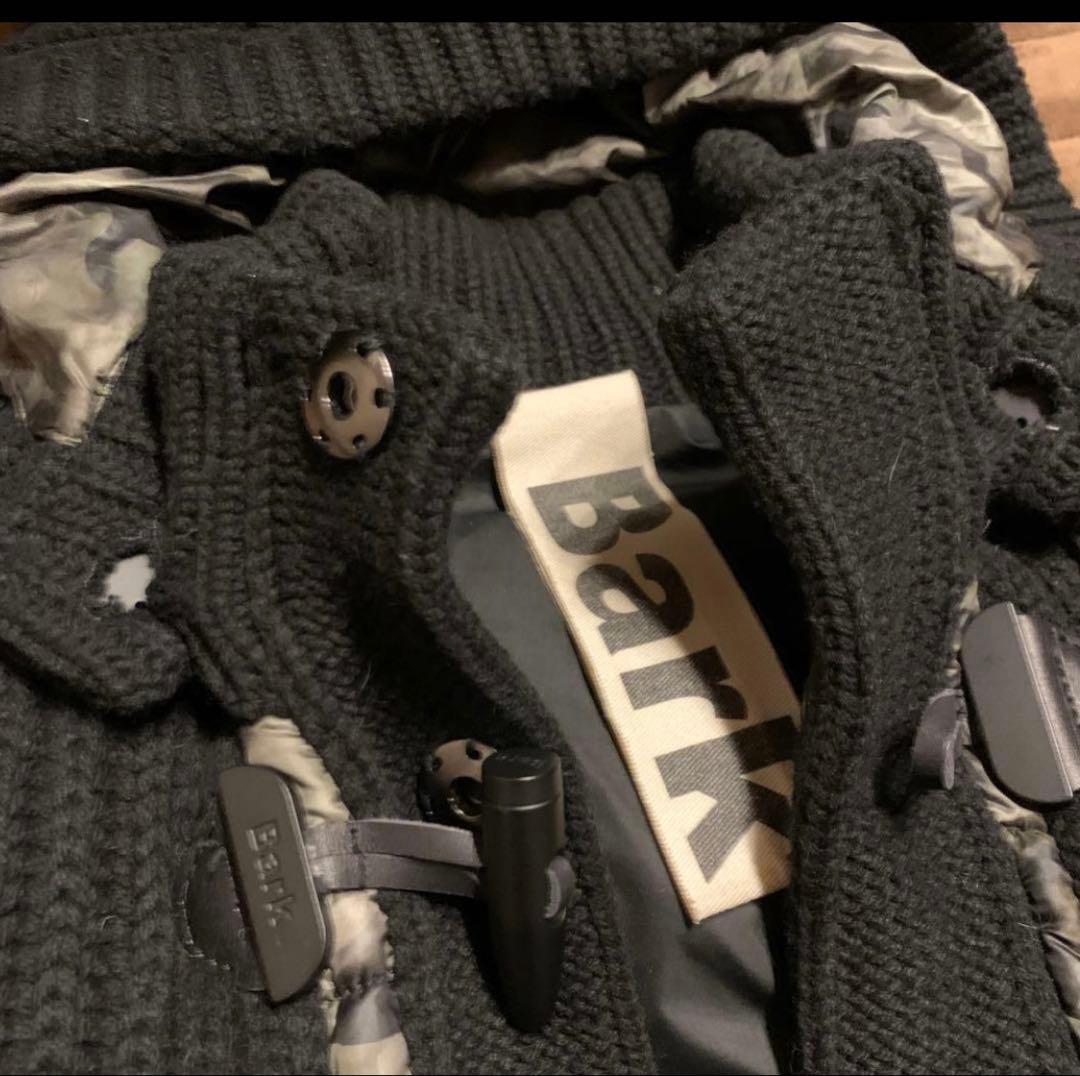 美品　Bark バーク　ニット　ダッフル　ダウン　ジャケット　カモフラ　迷彩