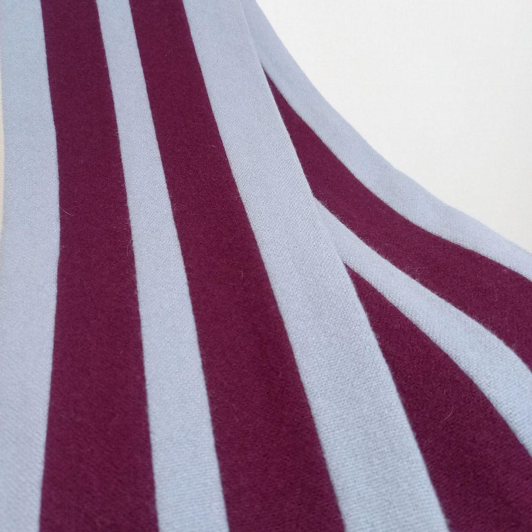 90s イギリス製 A.P.C. カレッジスカーフ スクールマフラー 英国製