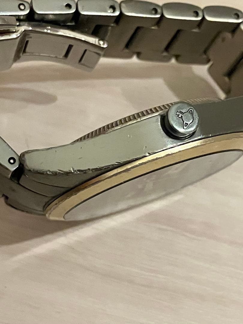 新品電池　Vivienne Westwood オーブ　デイト　腕時計