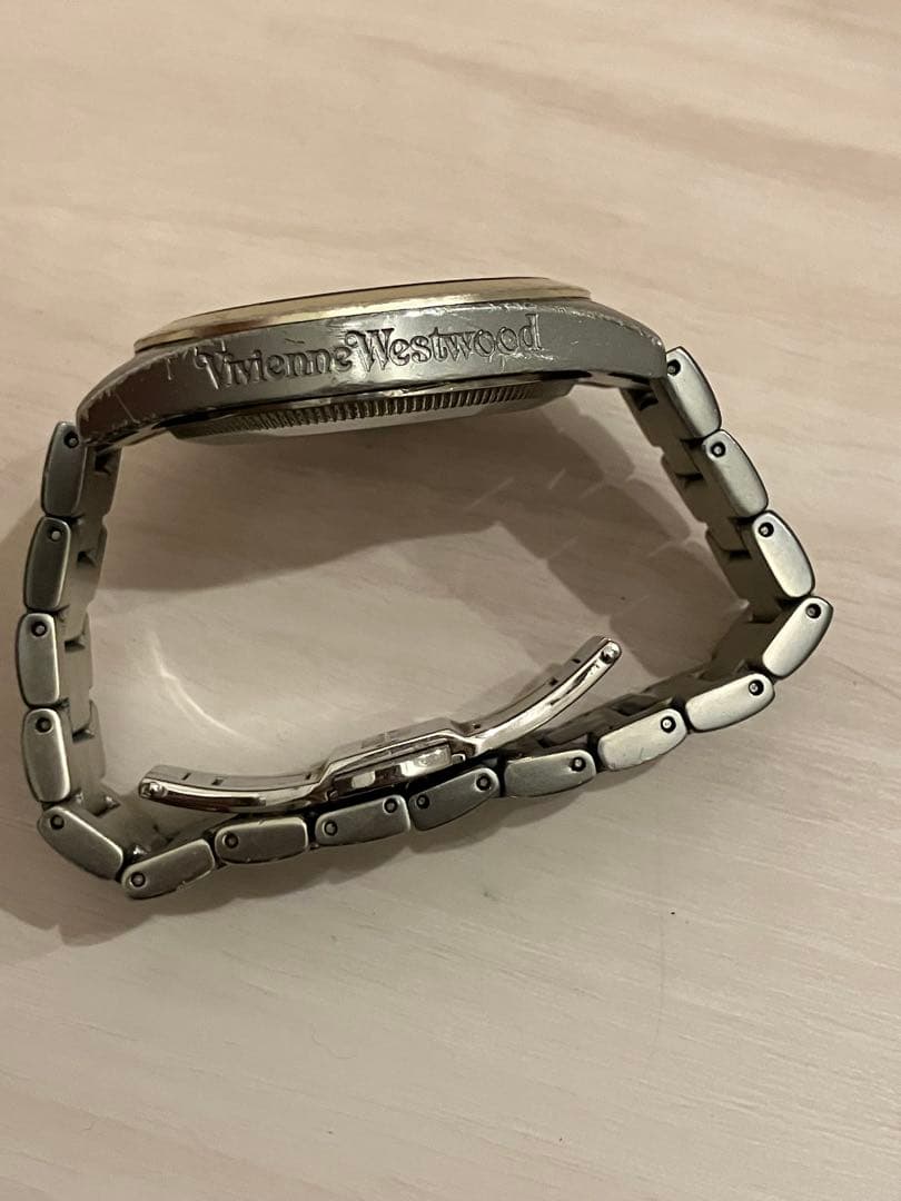 新品電池　Vivienne Westwood オーブ　デイト　腕時計