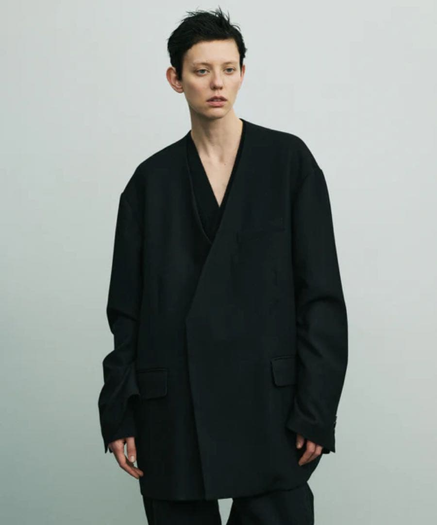 ジャケット・アウター stein Oversized No Collar Tailor Jacket