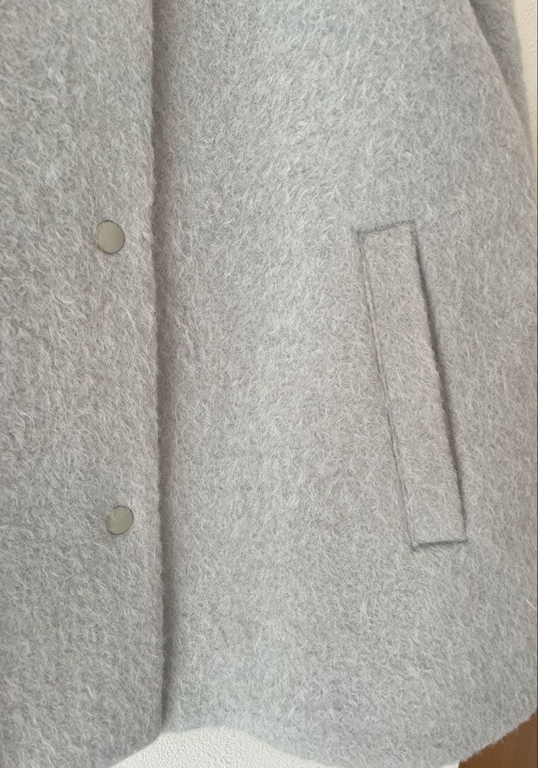 今季 B&Y UNITED ARROWS ブークレーノーカラーブルゾン