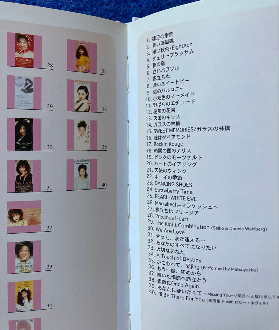 松田聖子　20周年特別版CD LEGENDARY COLLECTION 聖子傳