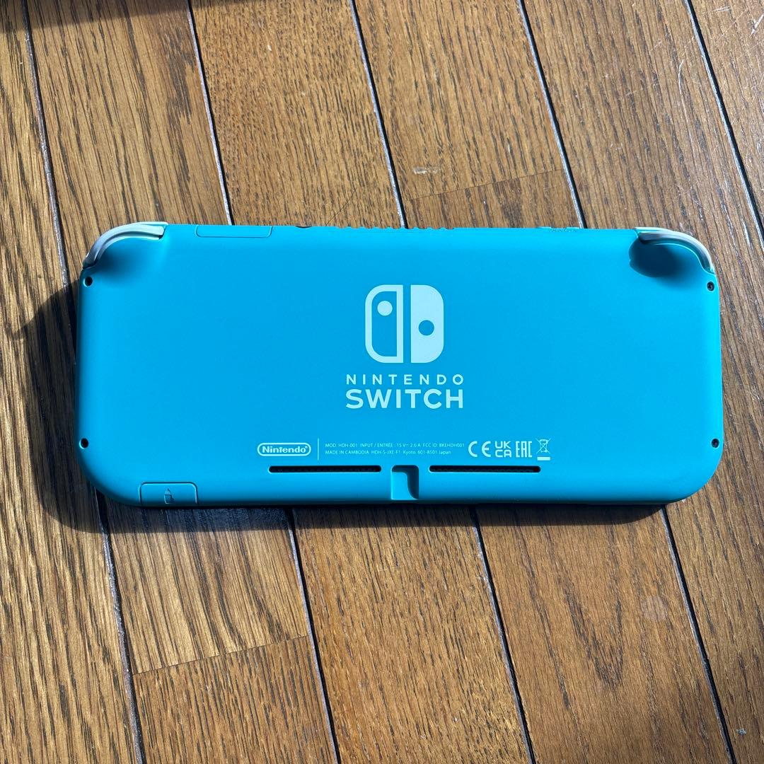 Nintendo Switch Lite ターコイズ 本体 モンハンライズ付き