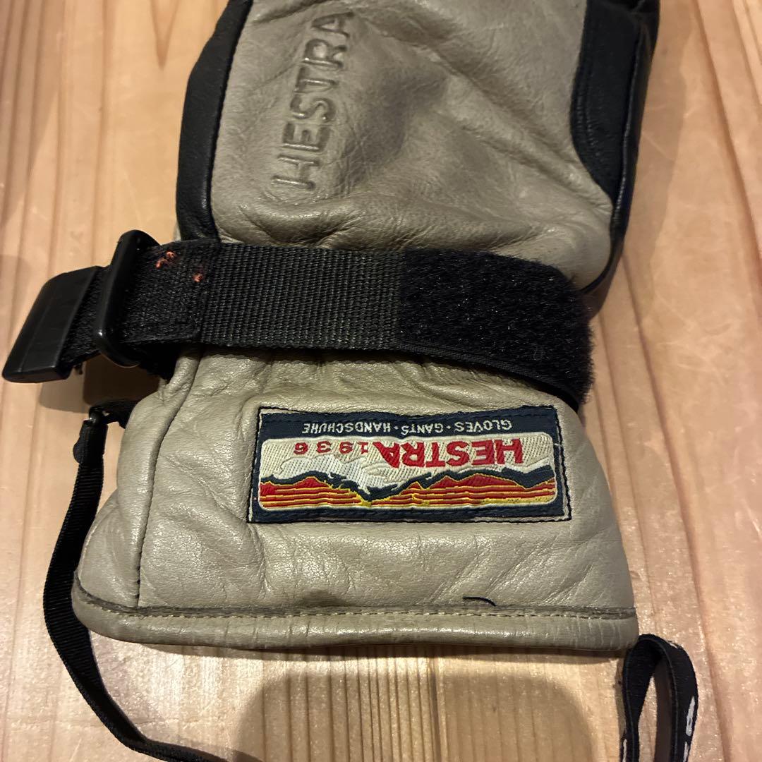 Hestra スキーグローブ 3-finger gtx フルレザー　ハンドカフ付