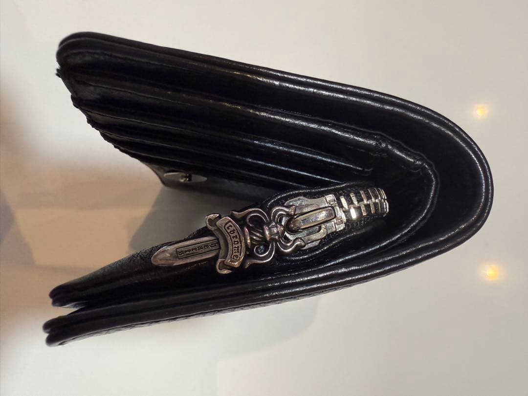 NYXさん専用クロムハーツ ジョーイウォレット ブラック ヘビーレザー