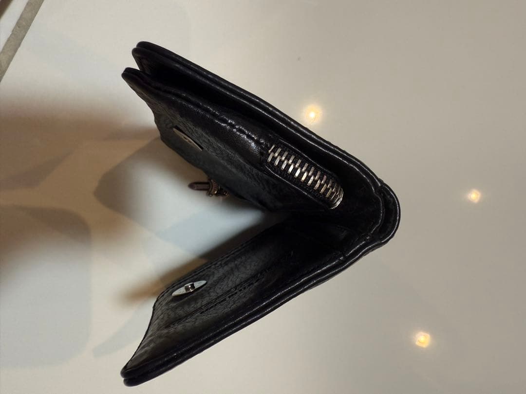 NYXさん専用クロムハーツ ジョーイウォレット ブラック ヘビーレザー