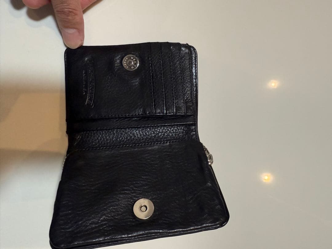 NYXさん専用クロムハーツ ジョーイウォレット ブラック ヘビーレザー