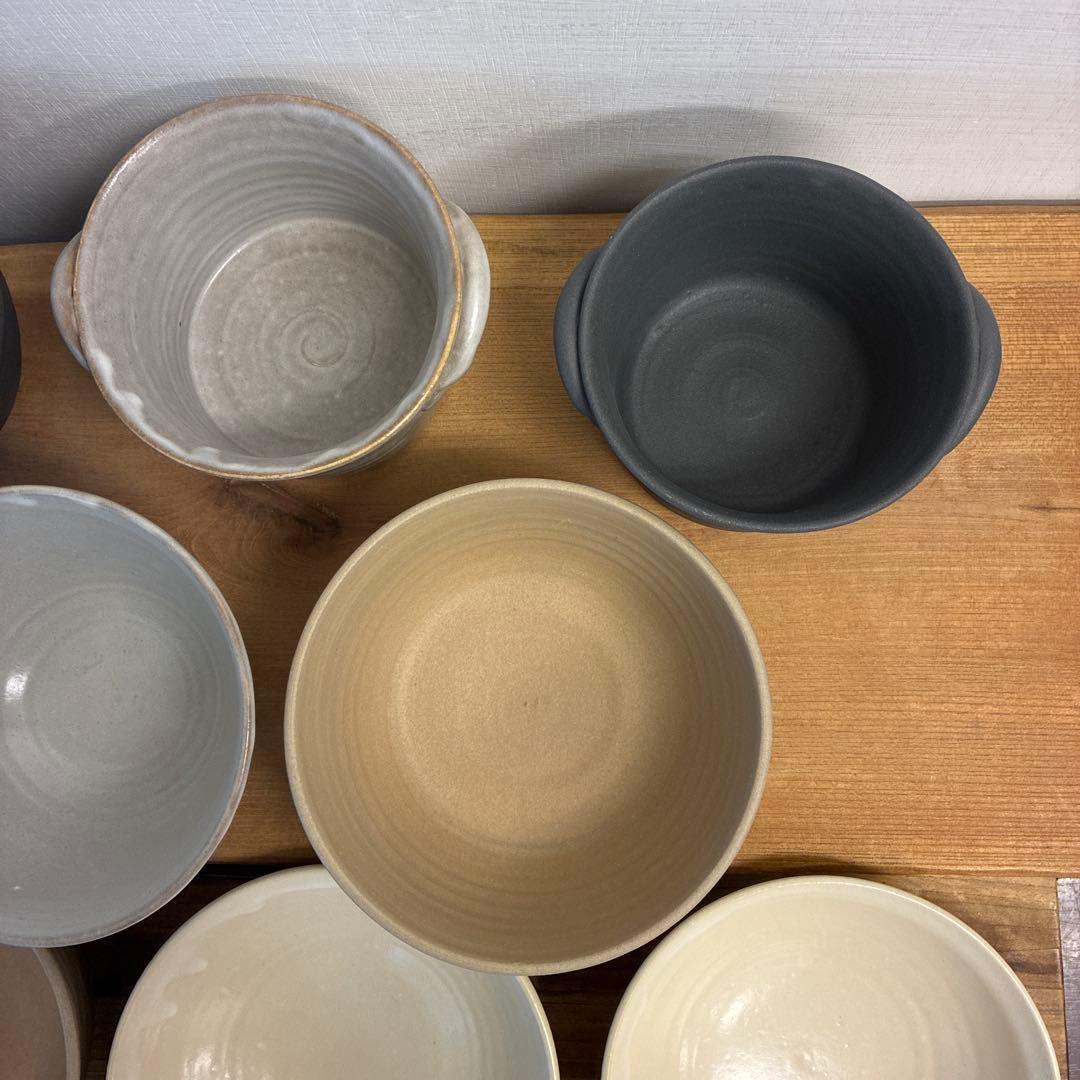 宇治抹茶新品　陶器　陶芸作家　小鉢10個 459