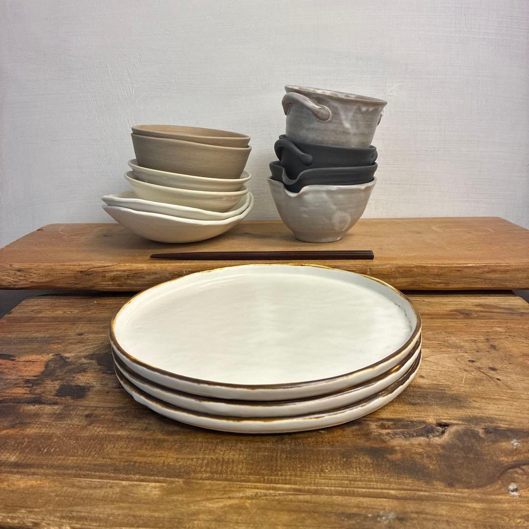 宇治抹茶新品　陶器　陶芸作家　小鉢10個 459