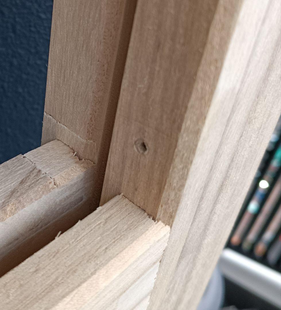 キャンバス木枠　桐材　f100号×2点