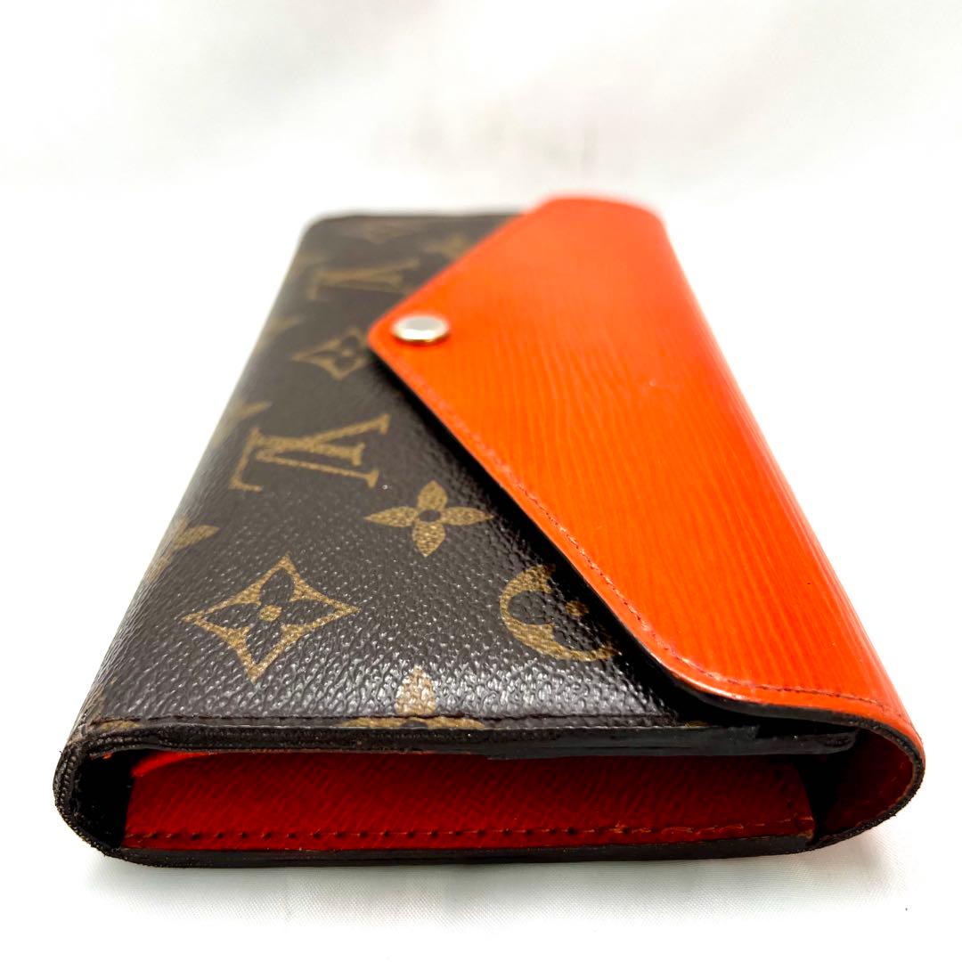 ルイヴィトン エピ×モノグラム ポルトフォイユ マリールーロン オレンジ
