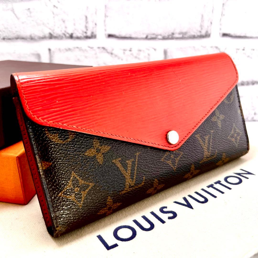 ルイヴィトン エピ×モノグラム ポルトフォイユ マリールーロン オレンジ