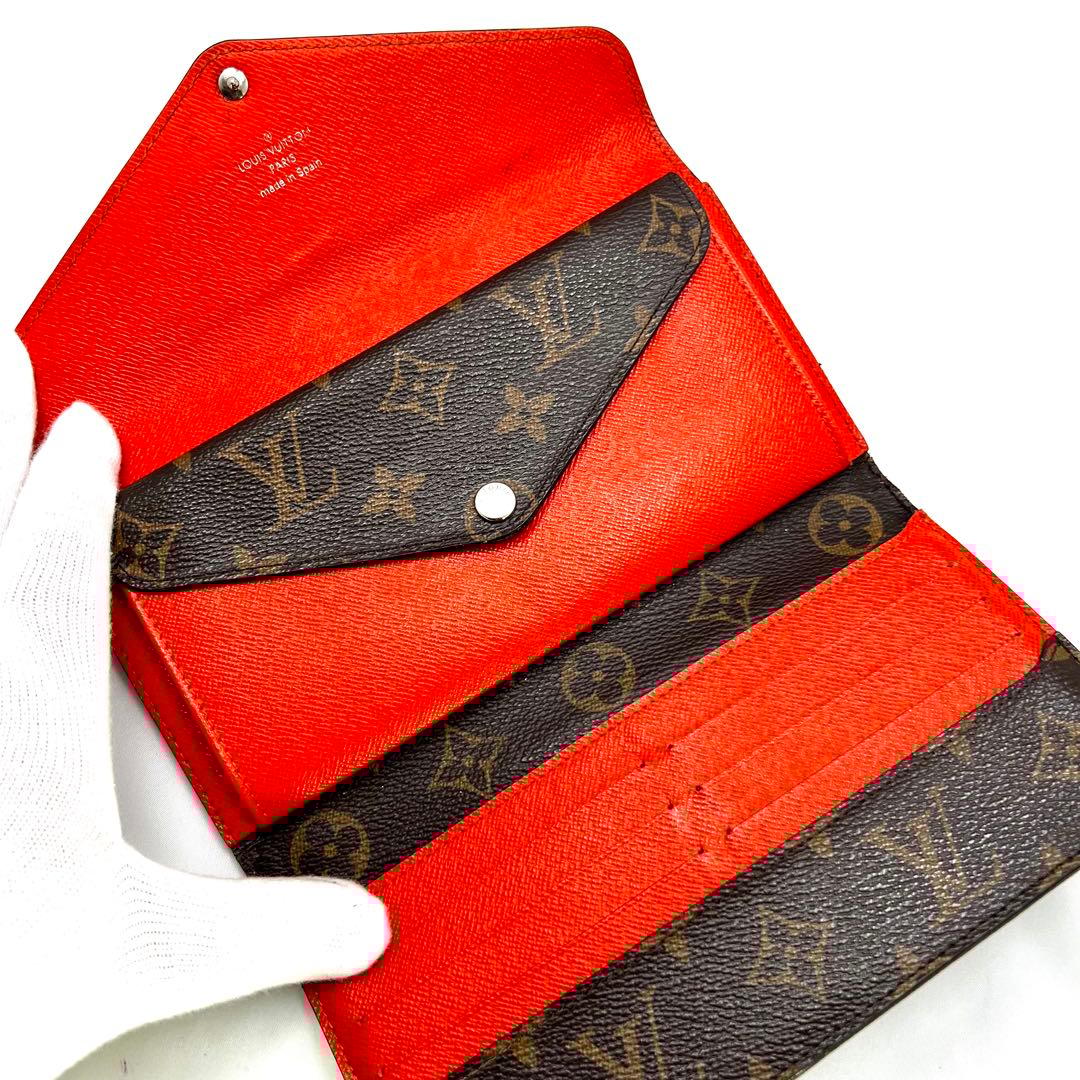 ルイヴィトン エピ×モノグラム ポルトフォイユ マリールーロン オレンジ