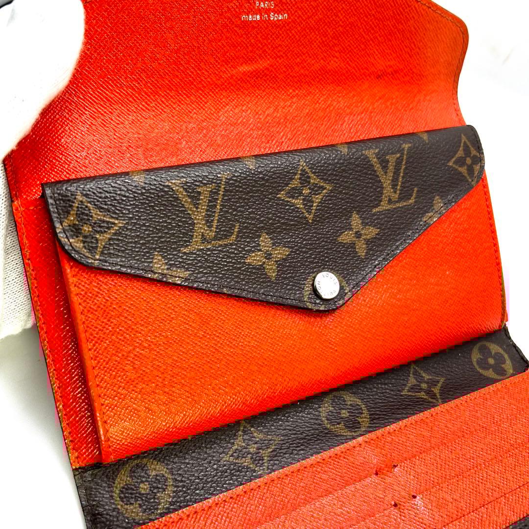 ルイヴィトン エピ×モノグラム ポルトフォイユ マリールーロン オレンジ