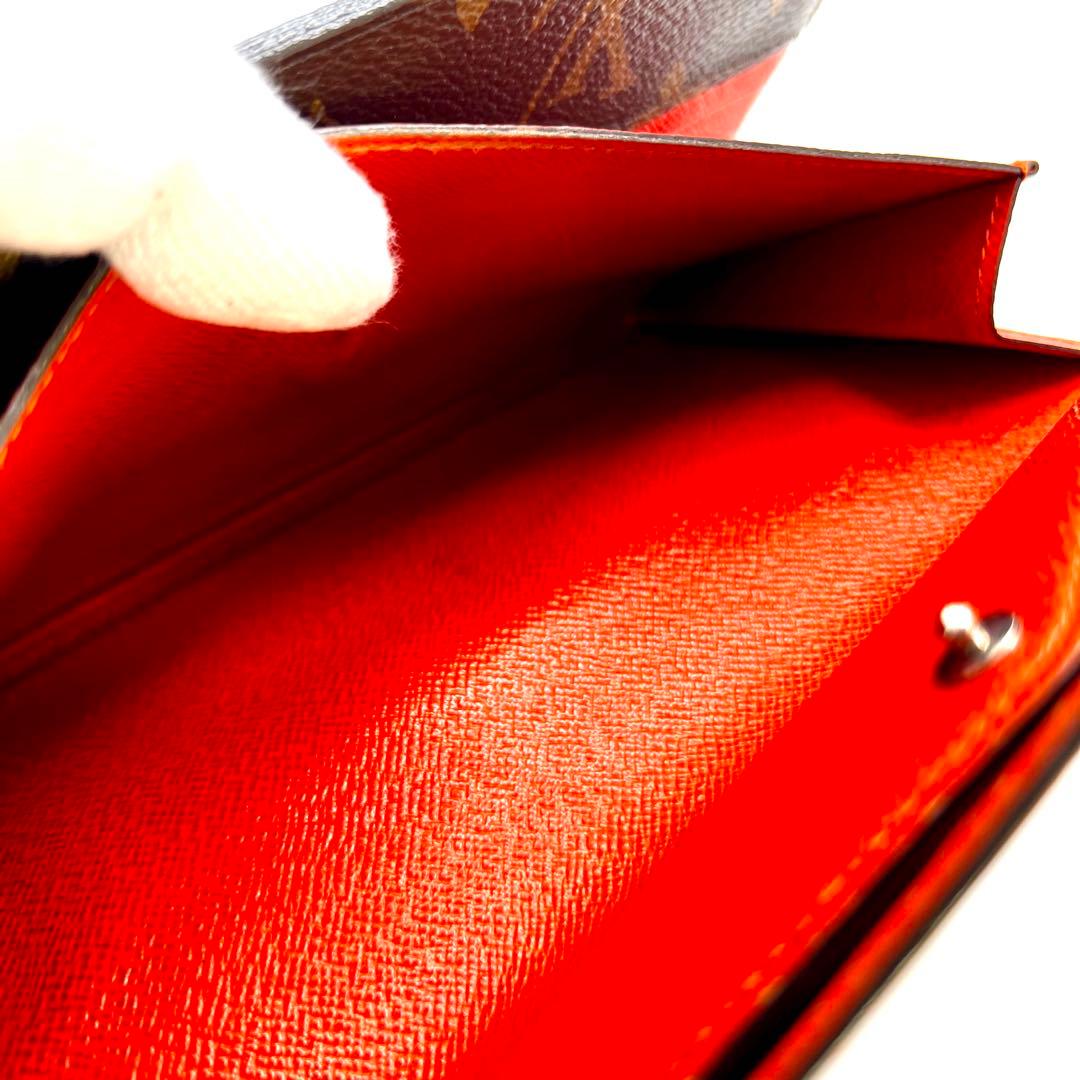 ルイヴィトン エピ×モノグラム ポルトフォイユ マリールーロン オレンジ