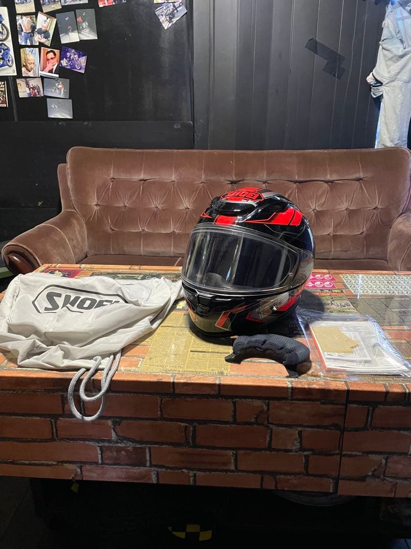 SHOEI ショウエイZ-8 黒赤ライン　L59cm (中古)