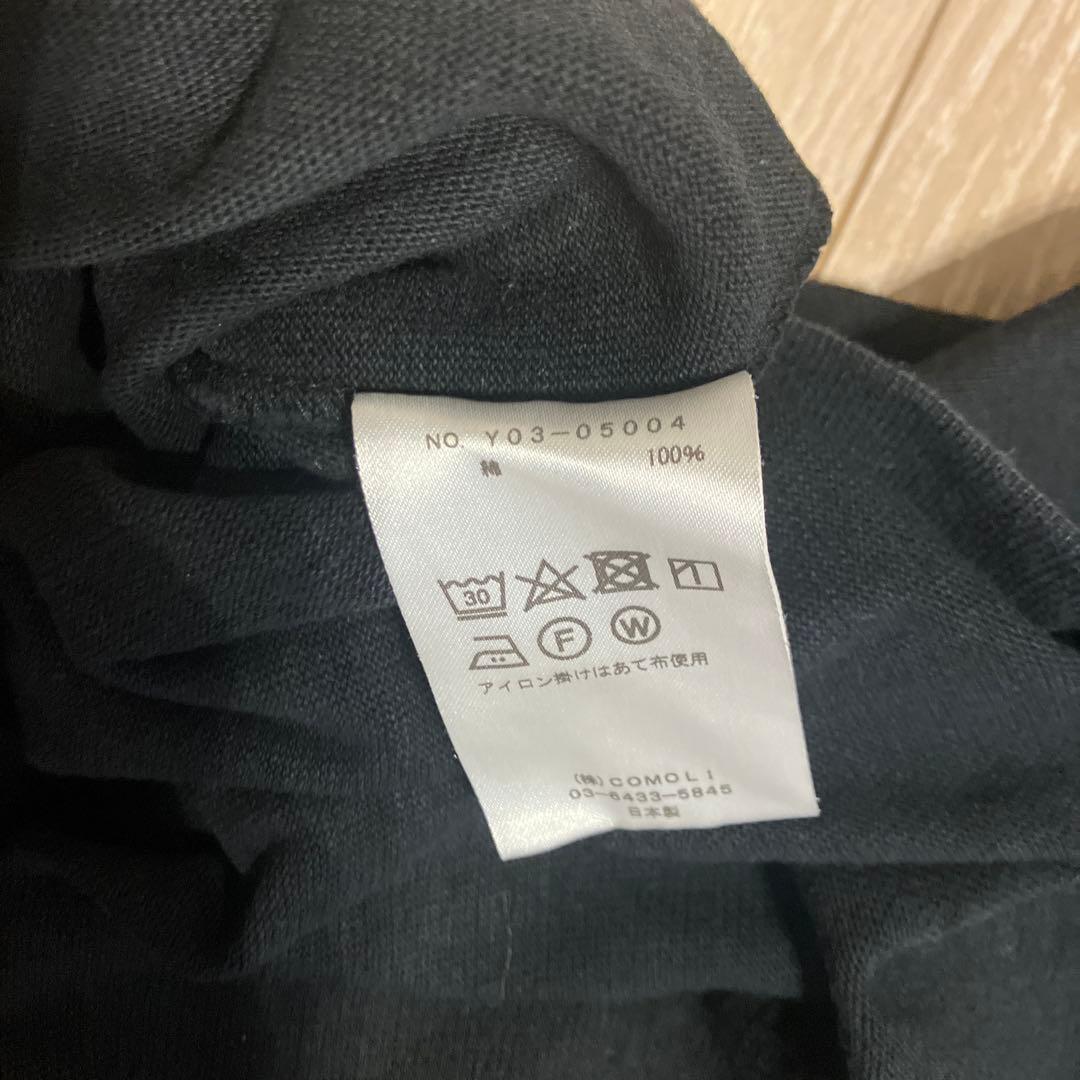 コモリ　comoli フットボールTシャツ　サイズ3