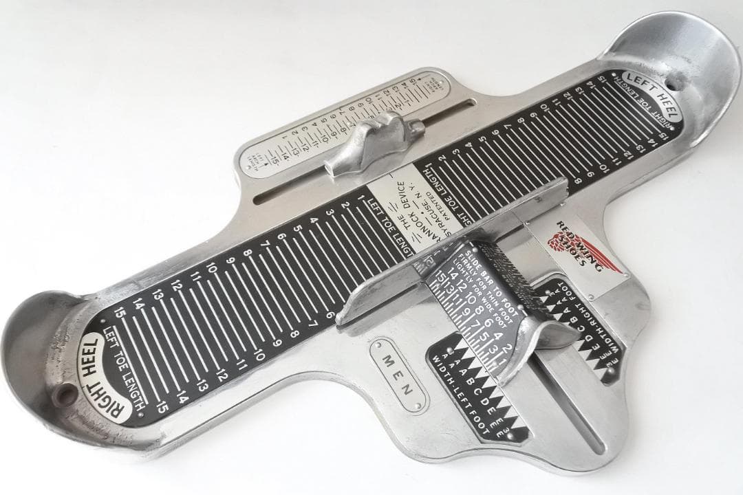 ビンテージ レッドウィング ブランノックデバイス フット スケール 測定器