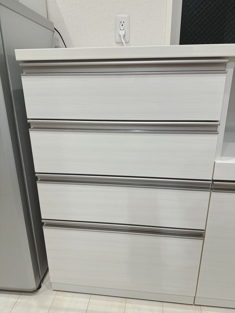 【ニトリ】キッチンカウンターH50-60Cと40TLセット　それぞれ天板付