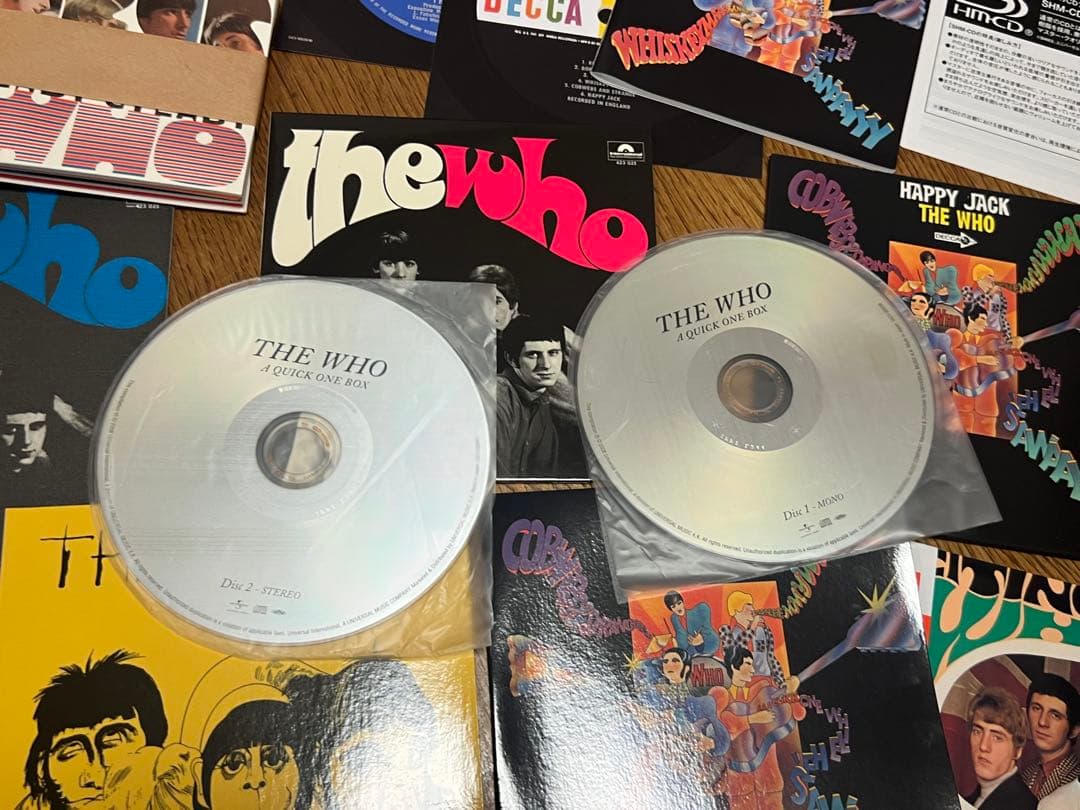 THE WHO A QUICK ONE BOX 2SHM-CD 紙ジャケ