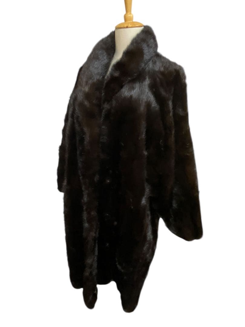 SAGA MINK サガミンク 銀サガ ファーコート 毛皮 FREESIZE