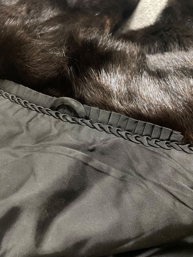 SAGA MINK サガミンク 銀サガ ファーコート 毛皮 FREESIZE