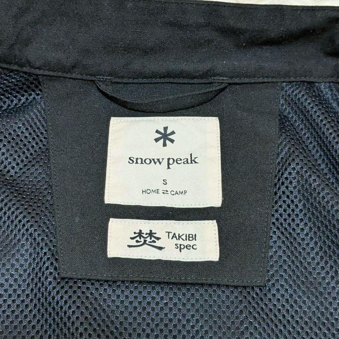  peak スノーピーク タキビカーボンジャケット 焚 ブラック S