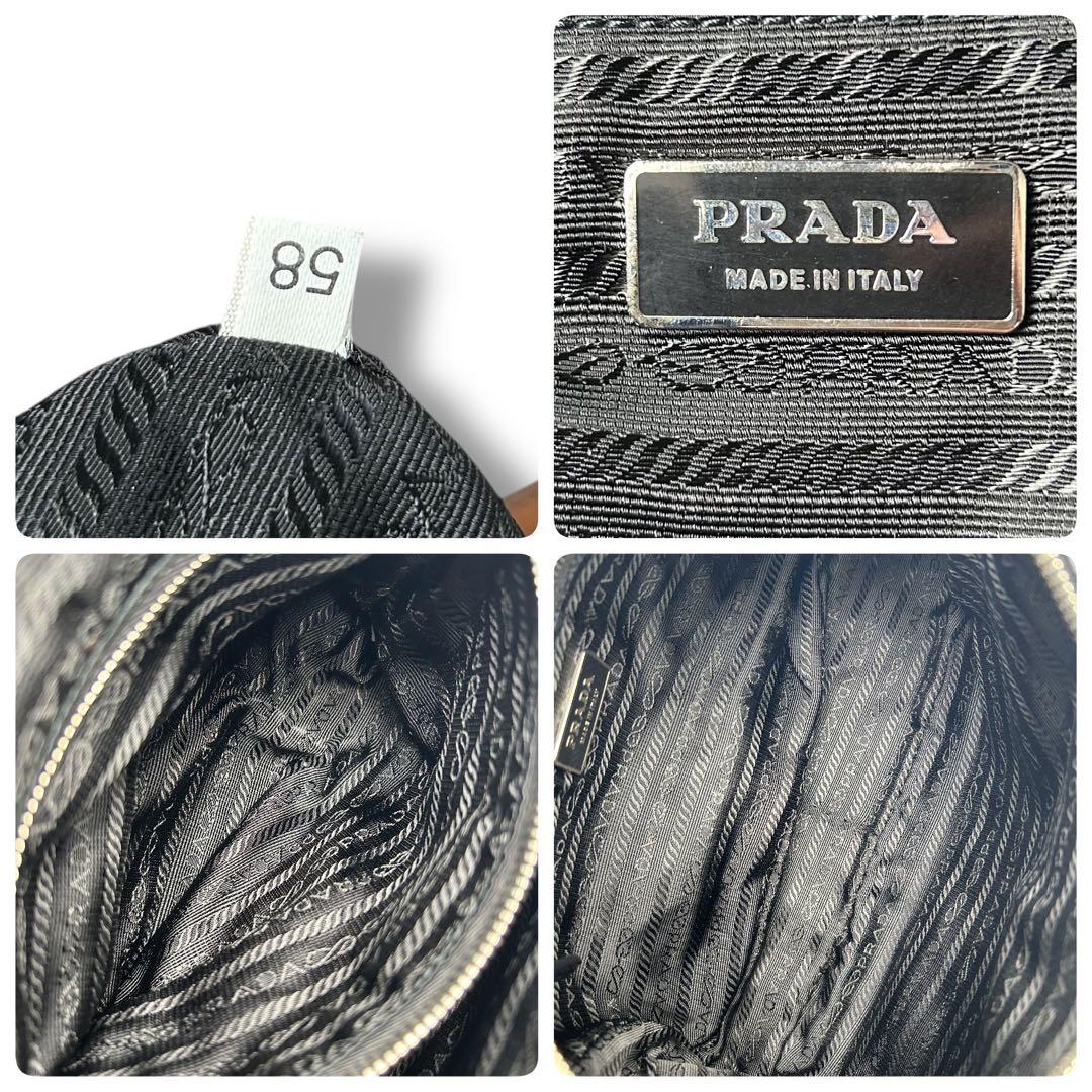 美品 PRADAプレート バッグ ナイロン archive BR2079 Y2K