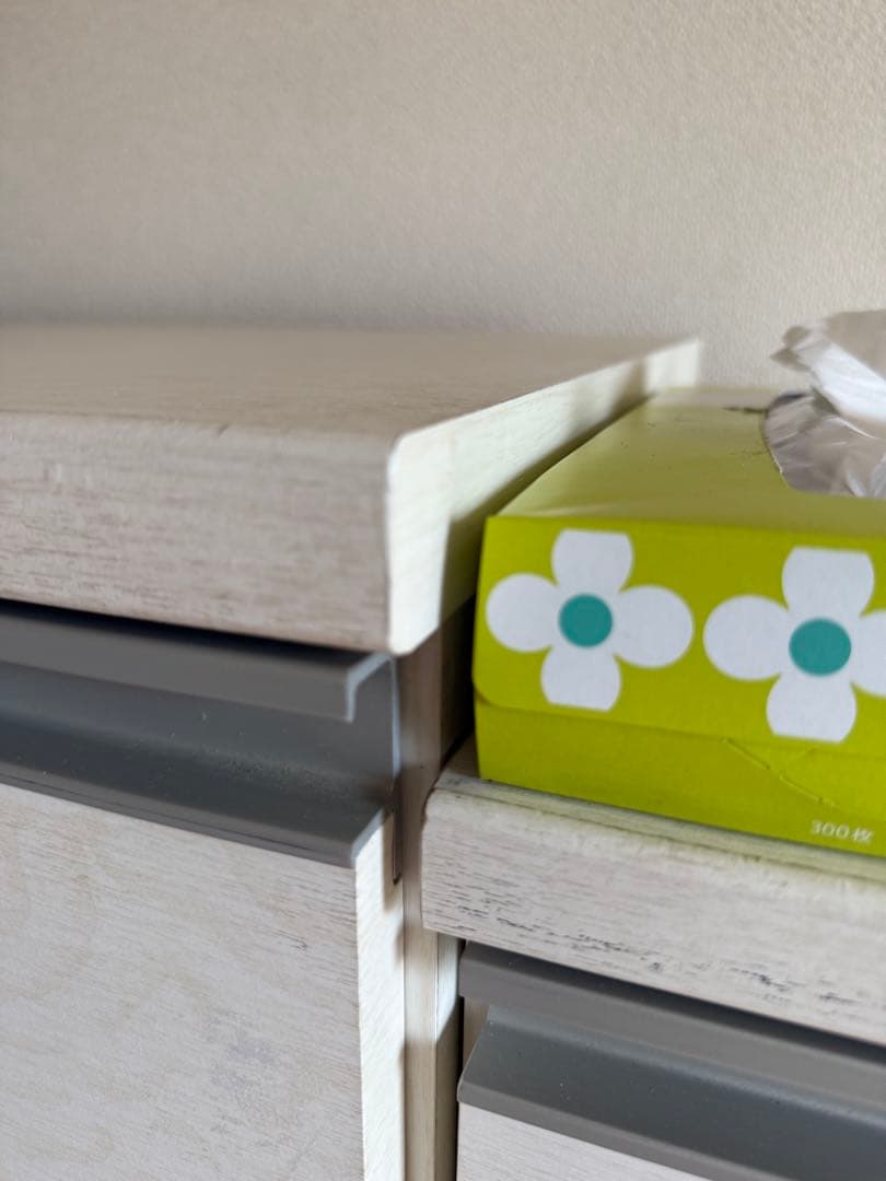 ハイチェスト ホワイト　6段W798×D420×H1280