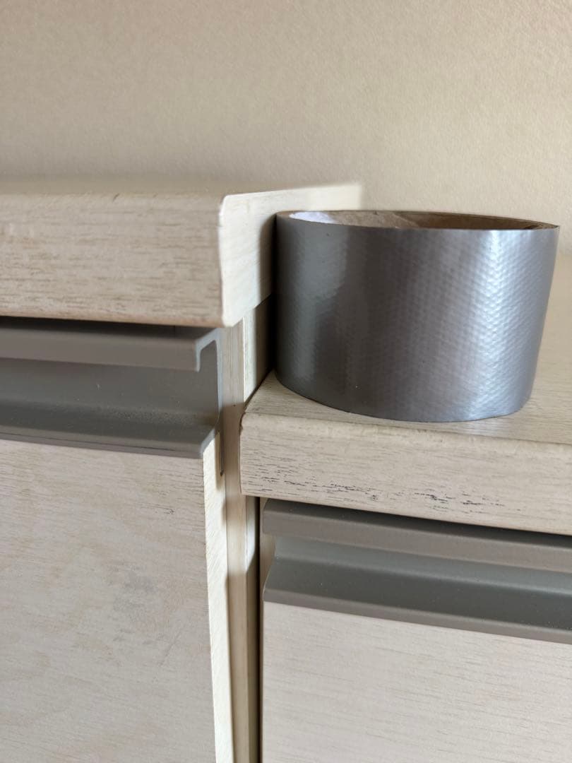 ハイチェスト ホワイト　6段W798×D420×H1280