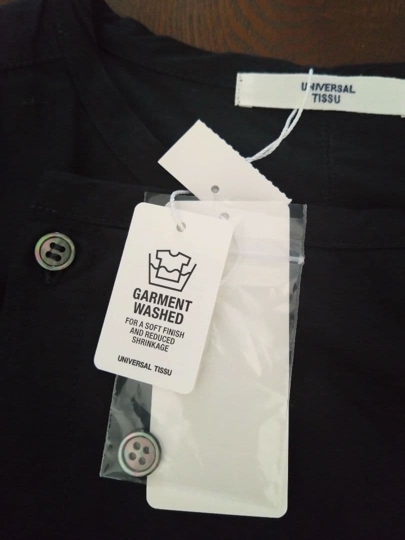 UNIVERSAL TISSU 長袖オールインワン ブラック タグ付き