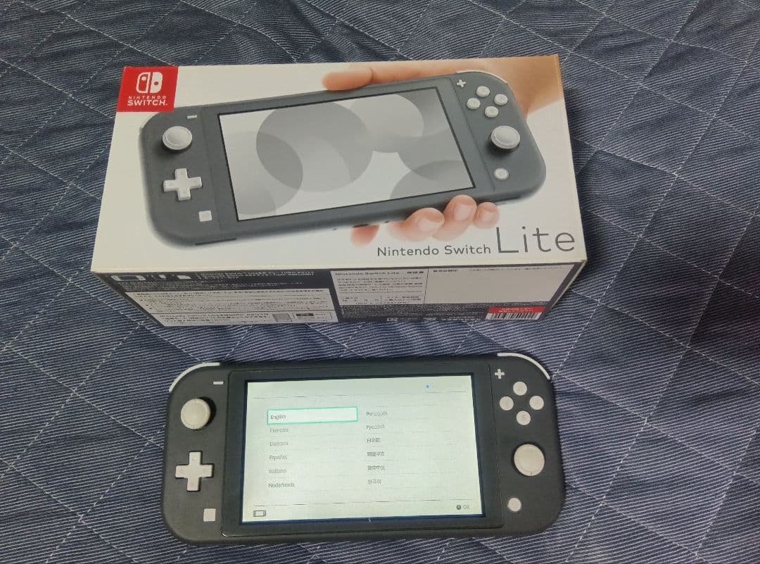 switch　lite　グレー