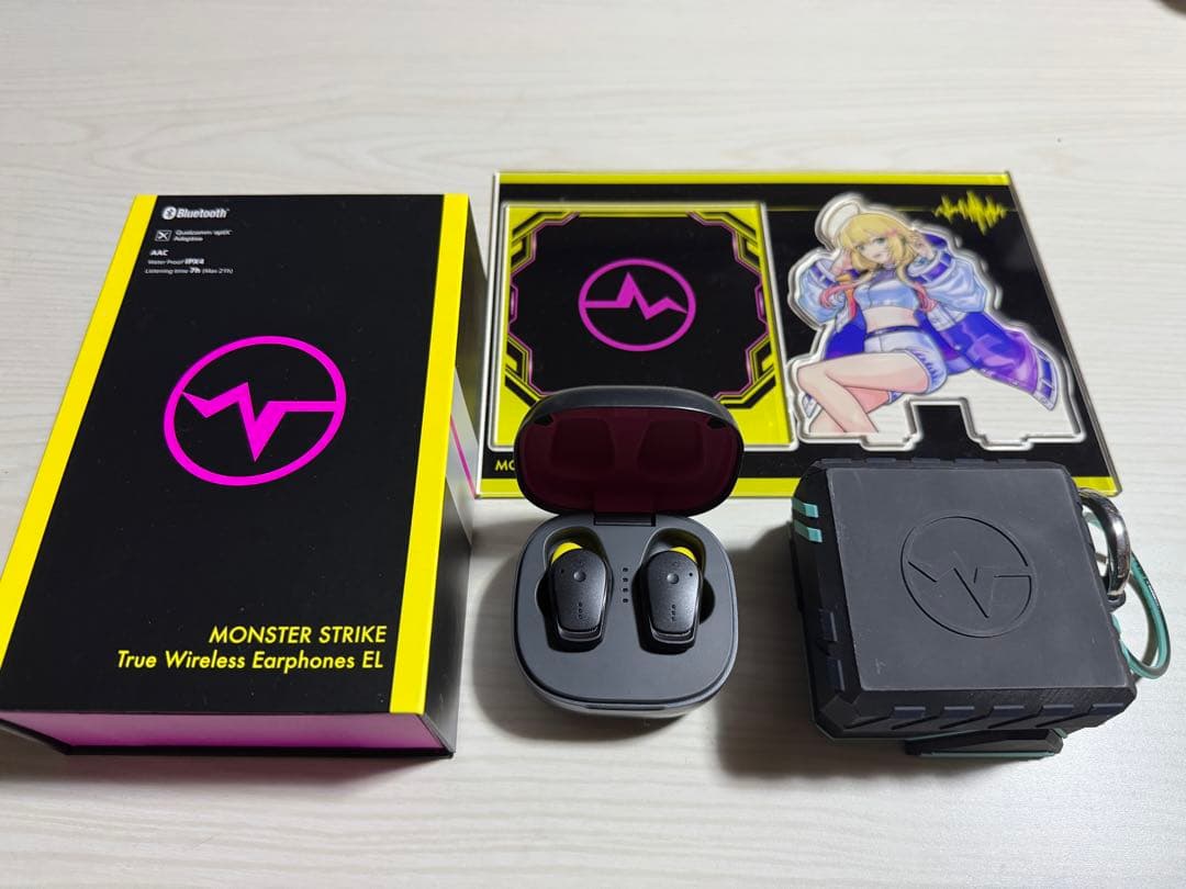 【いちご】ワイヤレスイヤホン MX-BTTW03-BK エル